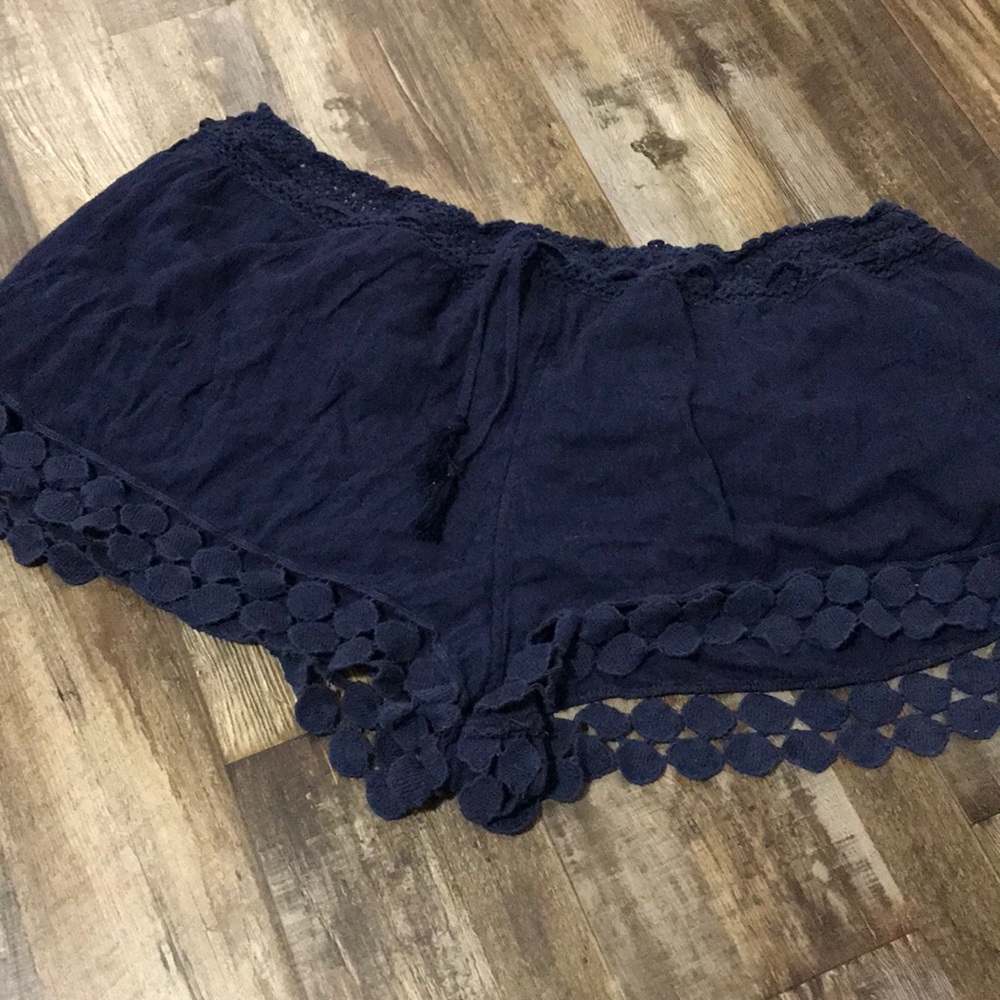 Aerie Navy Summer Shorts Plus Size XL